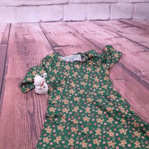 Christmas gingerbread dress